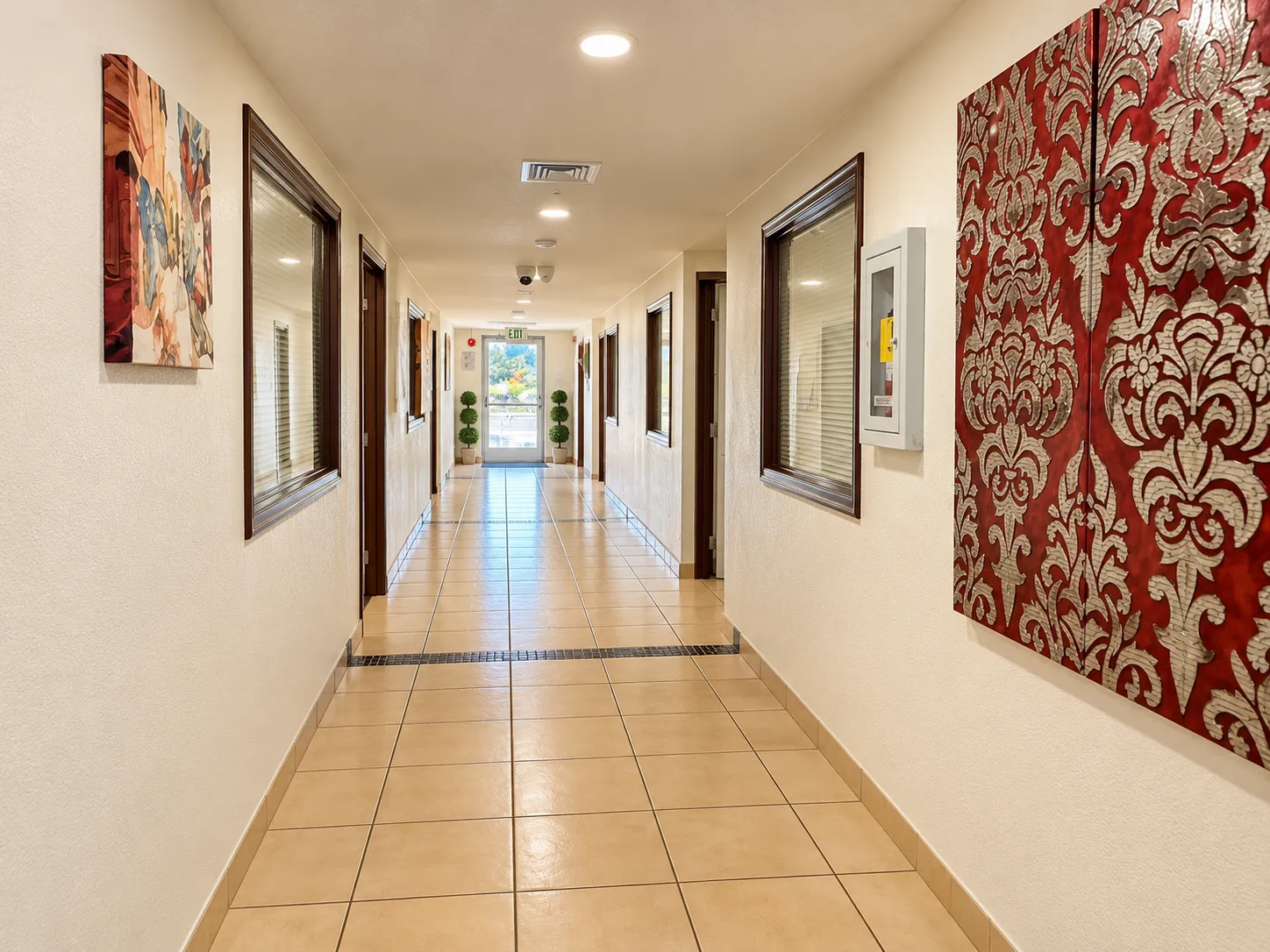 Palm Mental Health clinic hallway.